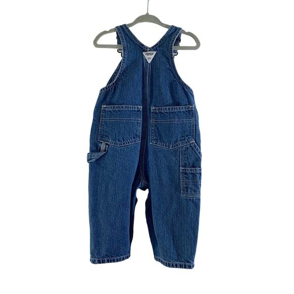 OSHKOSH B’GOSH Unisex Infants Jean Bib Overalls / Size: 12 Months - Picture 2 of 8